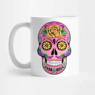 Sugar Skull - Pinks. Mug